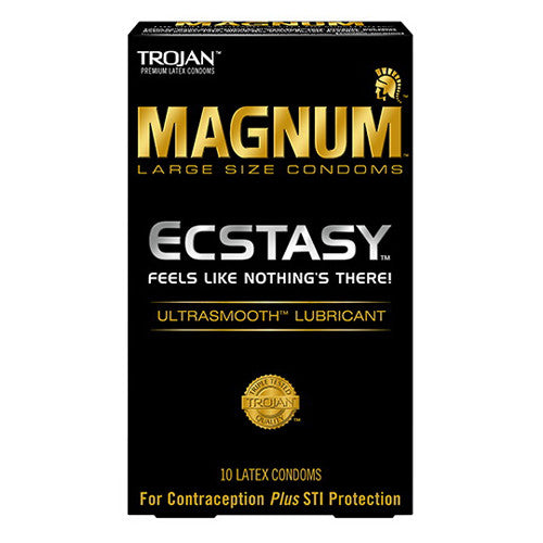 Trojan Magnum Ultrasmooth Lubricant Large Size Condoms, 10 Ea